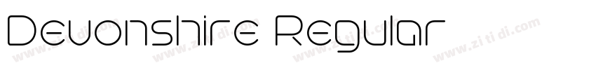 Devonshire Regular字体转换 Devonshire Regular字体转换
